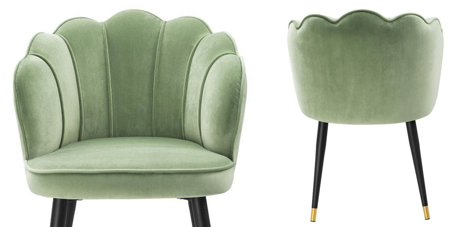 Стул Eichholtz Dining Chair Bristol pistache green Стул Eichholtz Dining Chair Bristol pistache green - Loft-Concept в Омске