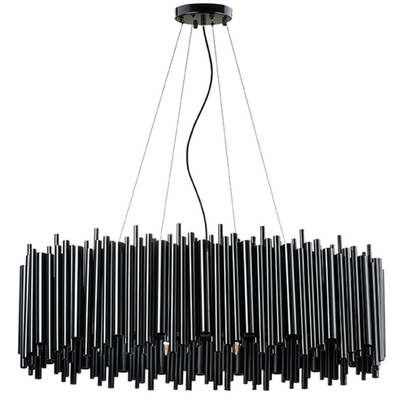 Люстра Delightfull Brubeck Chandelier Black Oval  в Омске | Loft Concept 