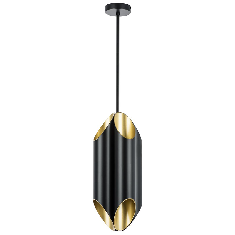 Подвесной светильник Garbi Black Pipe Organ Hanging Lamp Черный Золотой в Омске | Loft Concept 