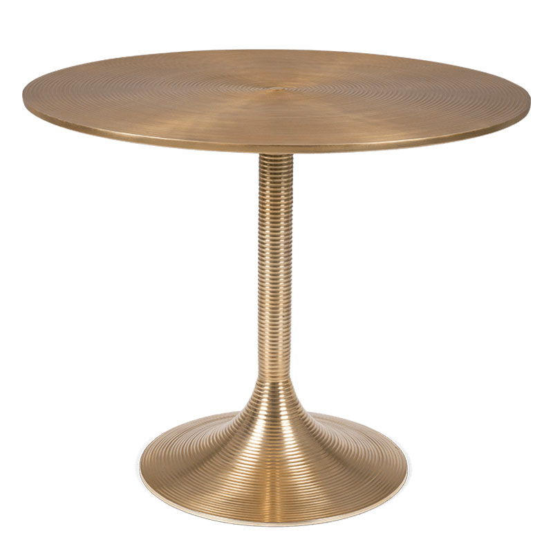 Кофейный столик HYPNOTISING ROUND COFFEE TABLE GOLD BM23002 Bold Monkey Золотой в Омске | Loft Concept 