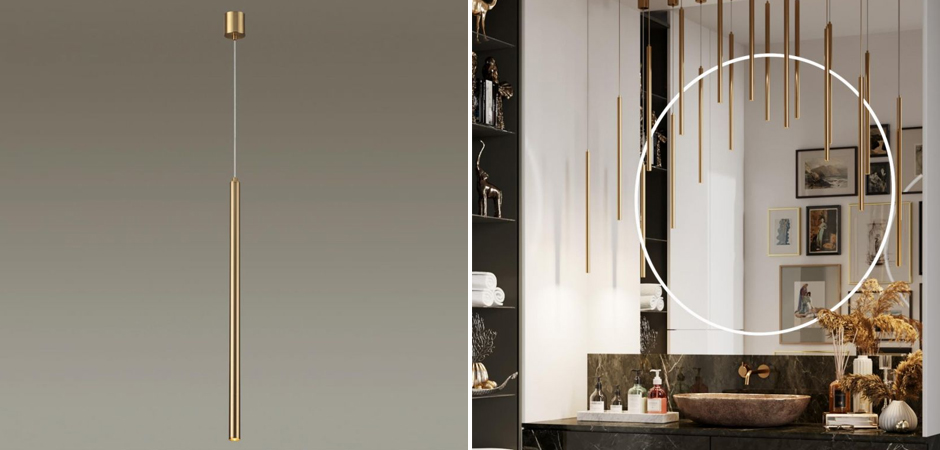 Подвесной светильник Trumpet Tube Gold Подвесной светильник Trumpet Tube Gold - Loft-Concept в Омске