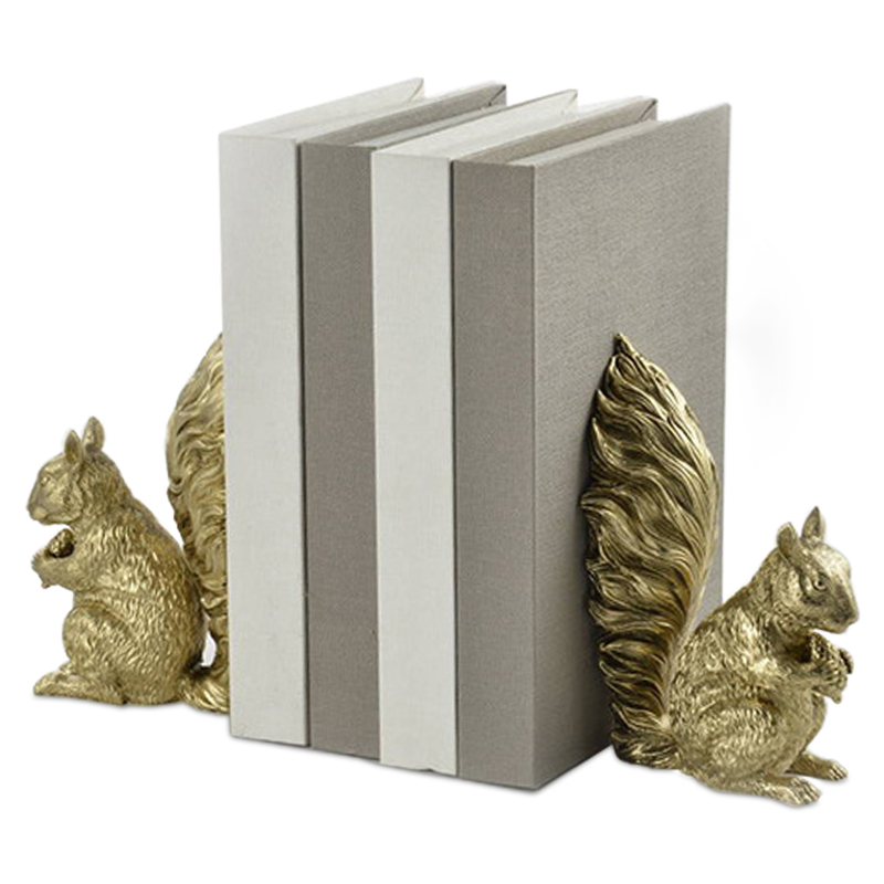 Держатель для книг Squirrel Book Holder Золотой в Омске | Loft Concept 