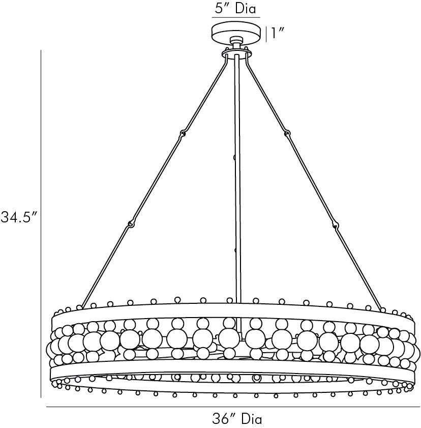 Люстра Arteriors ESME CHANDELIER в Омске