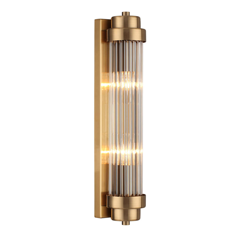 Бра Dirck Glass TUBE Sconce Bronze Бронза в Омске | Loft Concept 