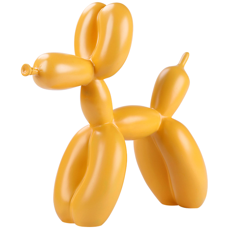 Статуэтка Jeff Koons Balloon Dog Matte Yellow Желтый в Омске | Loft Concept 