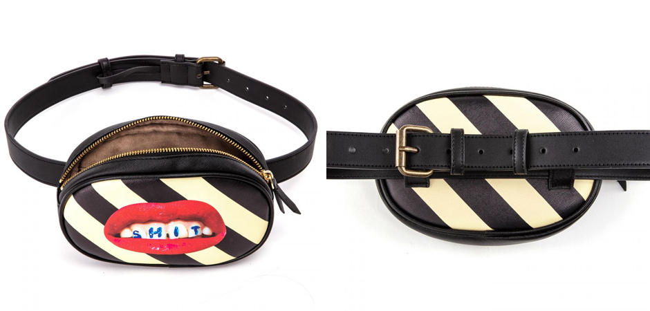 Поясная сумка Seletti Shit Striped Поясная сумка Seletti Shit Striped - Loft-Concept в Омске