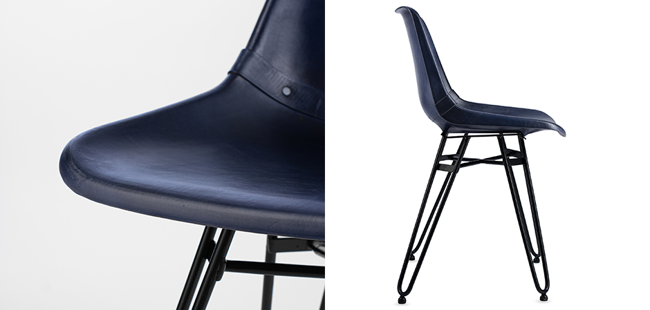 Стул Leather Schoolhouse Chair Стул Leather Schoolhouse Chair - Loft-Concept в Омске