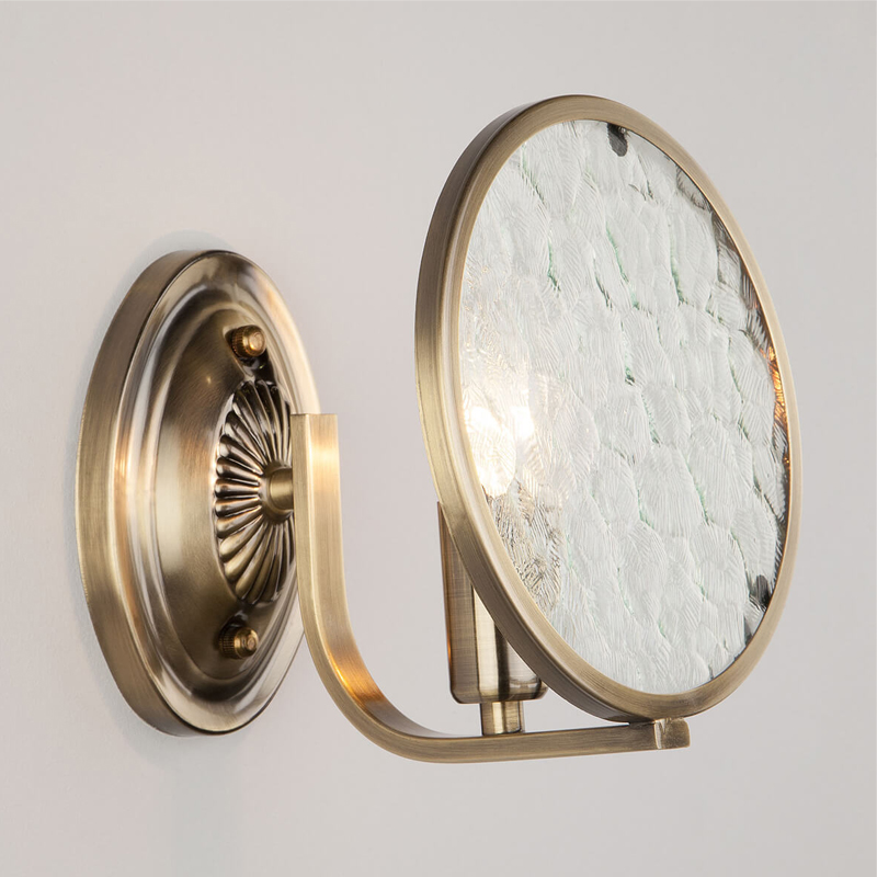 Бра Moibeal Sconce antique bronze Античная Бронза Прозрачный (Transparent) в Омске | Loft Concept 