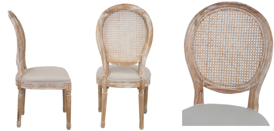 Стул French chairs Provence Beige Rattan 2 Chair Стул French chairs Provence Beige Rattan 2 Chair - Loft-Concept в Омске