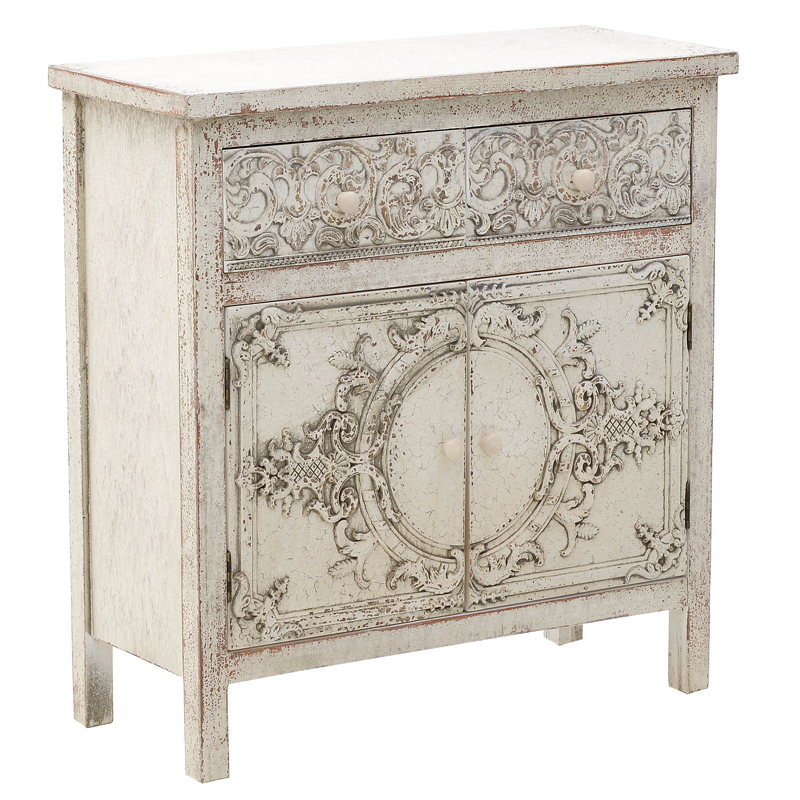 Комод в стиле прованс Senchia Provence Chest of Drawers Молочный в Омске | Loft Concept 