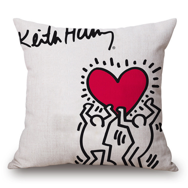 Подушка Keith Haring 11 Мульти в Омске | Loft Concept 