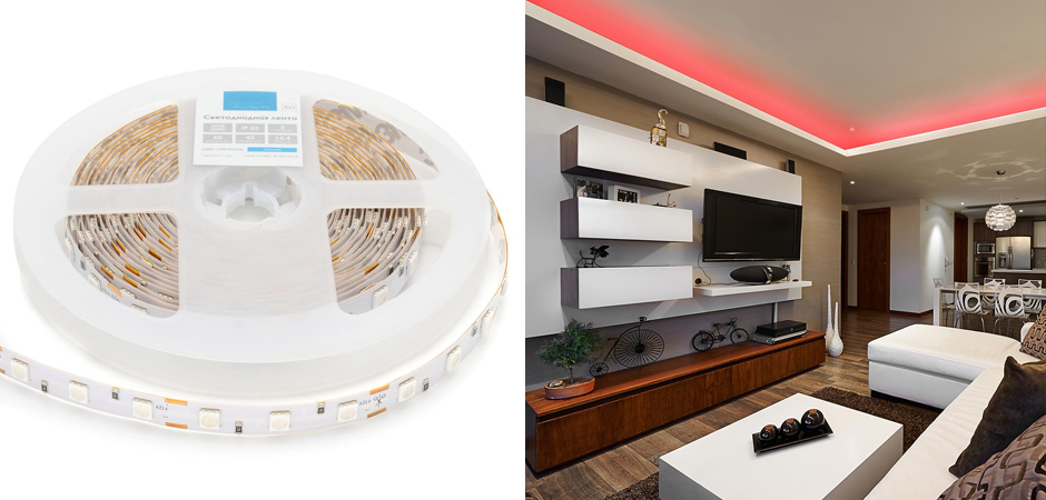 Светодиодная лента 14,4W/m 60LED/m 5050SMD красный Светодиодная лента 14,4W/m 60LED/m 5050SMD красный - Loft-Concept в Омске
