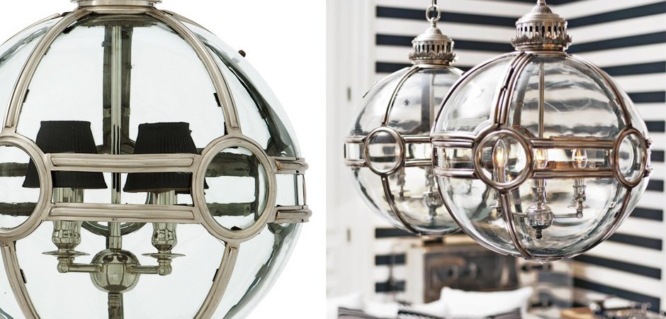 Люстра Lantern Hagerty Antique Silver - Loft-Concept в Омске