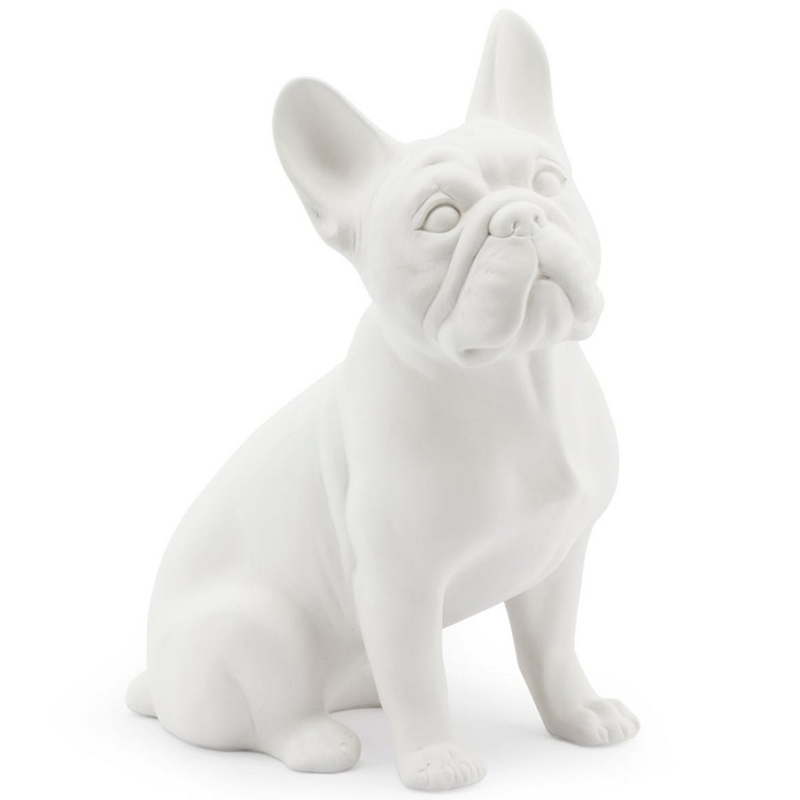 Статуэтка Abhika French Bulldog White Белый в Омске | Loft Concept 