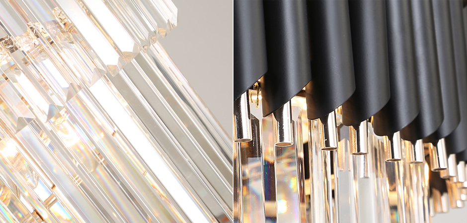 Люстра Empire Large Cascading Chandelier Black Rectangular Crystal Люстра Empire Large Cascading Chandelier Black Rectangular Crystal - Loft-Concept в Омске