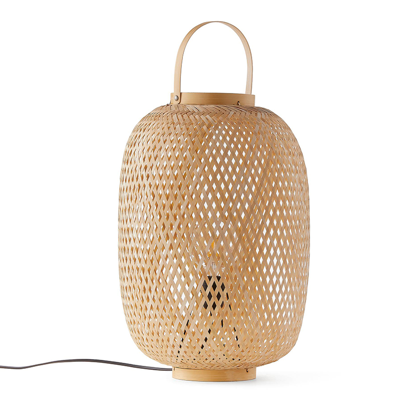 Настольная лампа Lantern Wicker Table lamp Бежевый в Омске | Loft Concept 