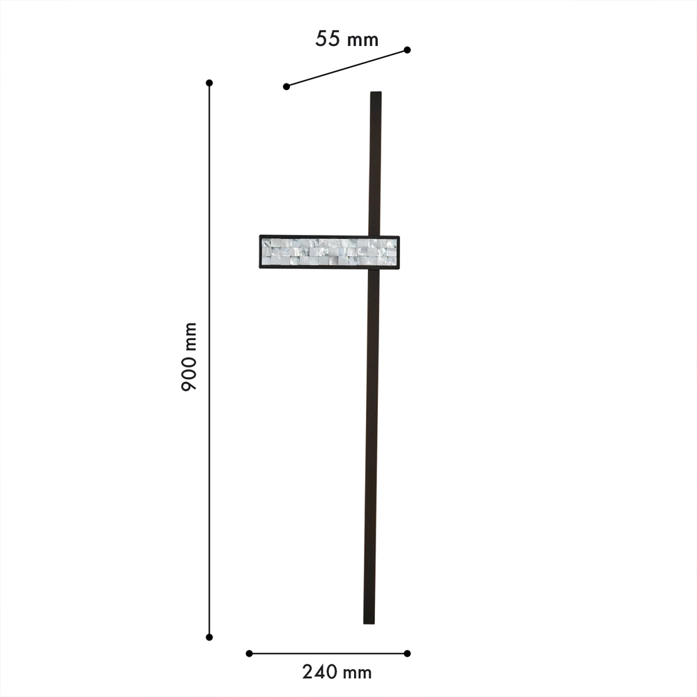 Бра с декором из перламутровой морской ракушки Touch of Marine Charm в Омске