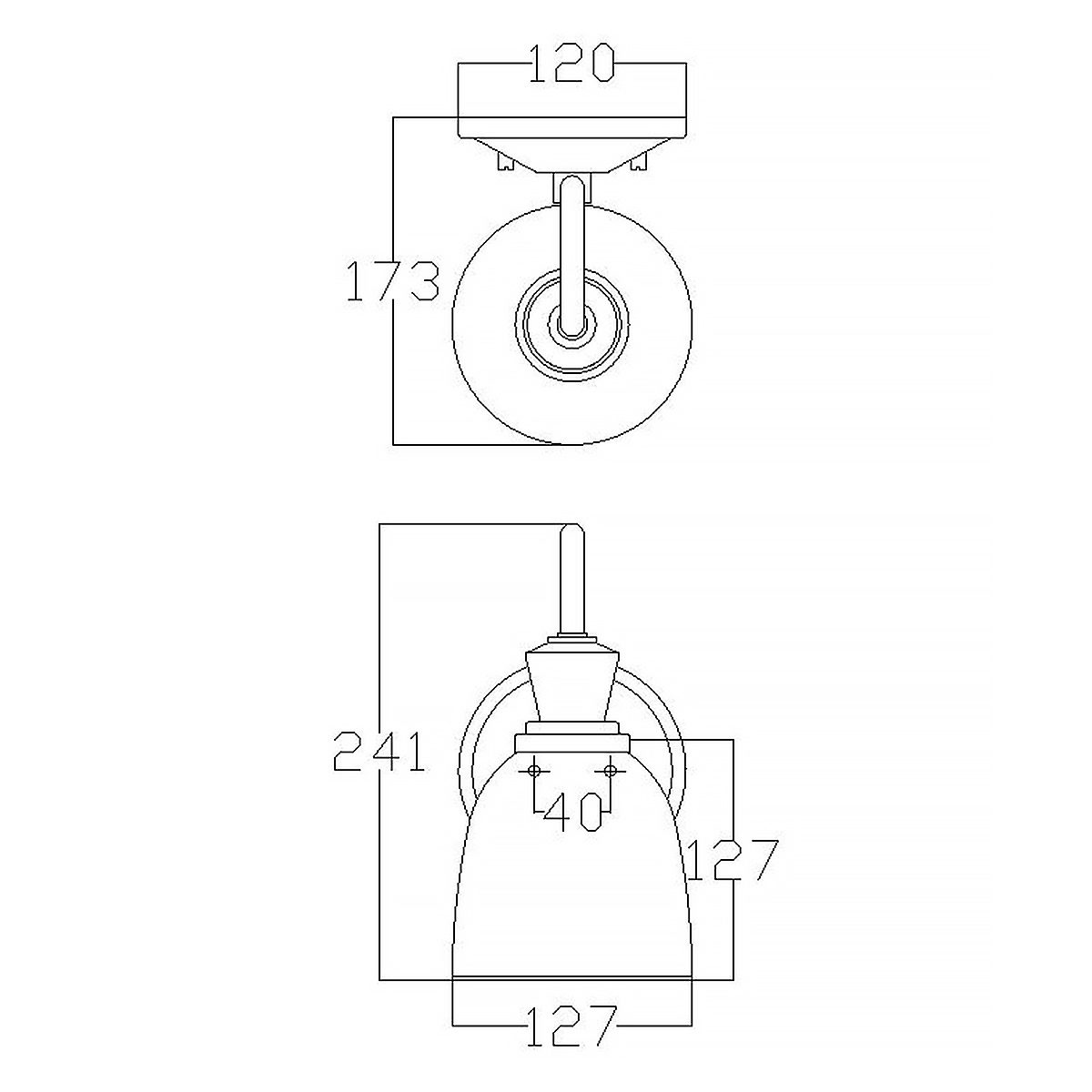 Бра с матовым ребристым плафоном в форме колокола Kichler в Омске