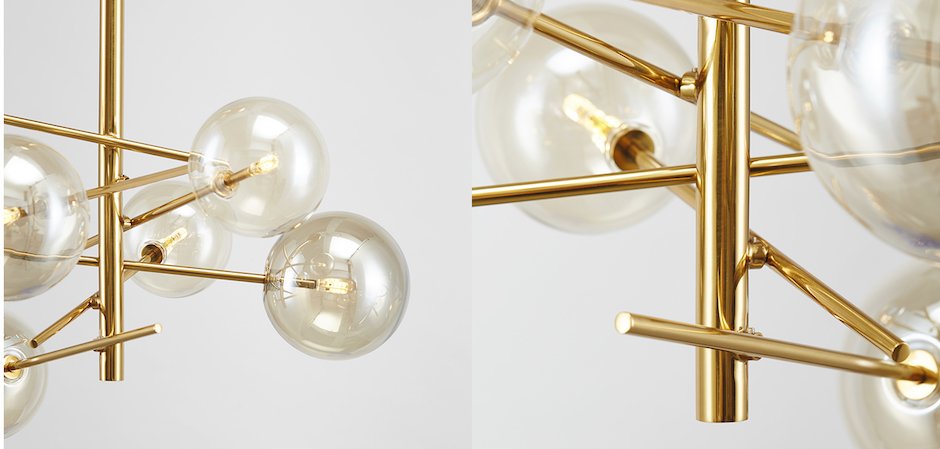 Люстра Bolle hanging lamp Gallotti & radice Люстра Bolle hanging lamp Gallotti & radice - Loft-Concept в Омске