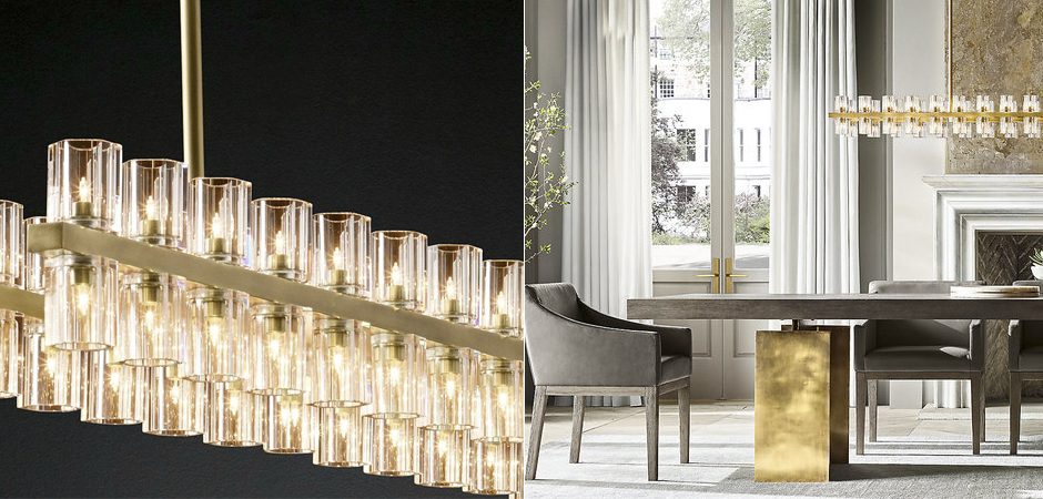 Люстра Restoration Hardware Arcachon Linear Chandelier Люстра Restoration Hardware Arcachon Linear Chandelier - Loft-Concept в Омске