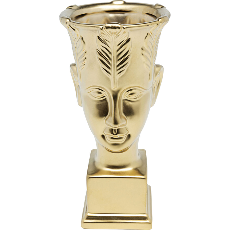 Ваза Golden Face Vase 26 Золотой в Омске | Loft Concept 