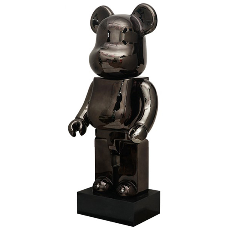 Статуэтка Bearbrick Black on stand Черный в Омске | Loft Concept 