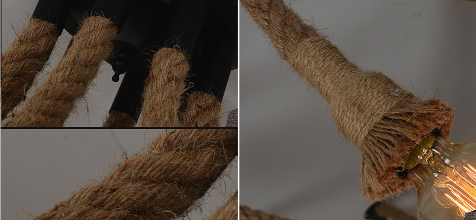 Подвесной светильник Rope Octopus Подвесной светильник Rope Octopus - Loft-Concept в Омске