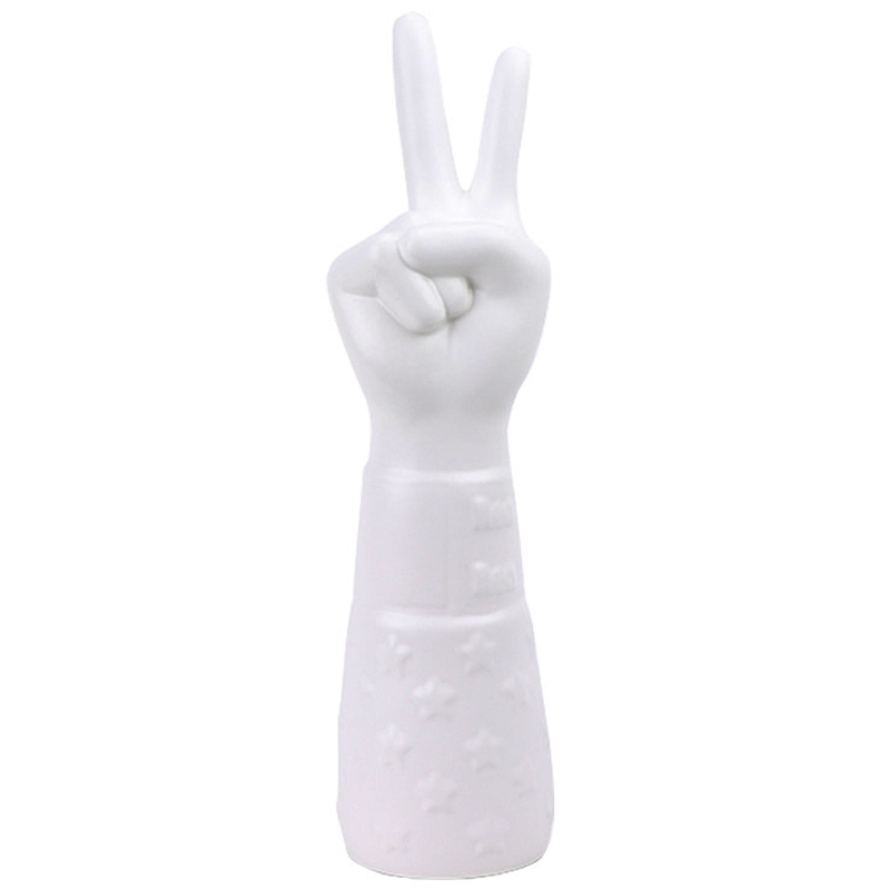 Статуэтка Jonathan Adler Peace Hand Sculpture Белый в Омске | Loft Concept 