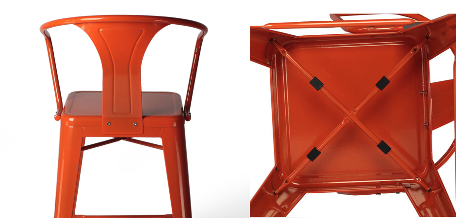 Барный стул Tolix Bar Stool 75 Armchair Backed Барный стул Tolix Bar Stool 75 Armchair Backed - Loft-Concept в Омске