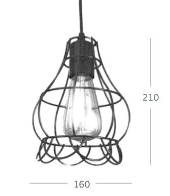 Cветильник Loft Nest Cage №5 в Омске