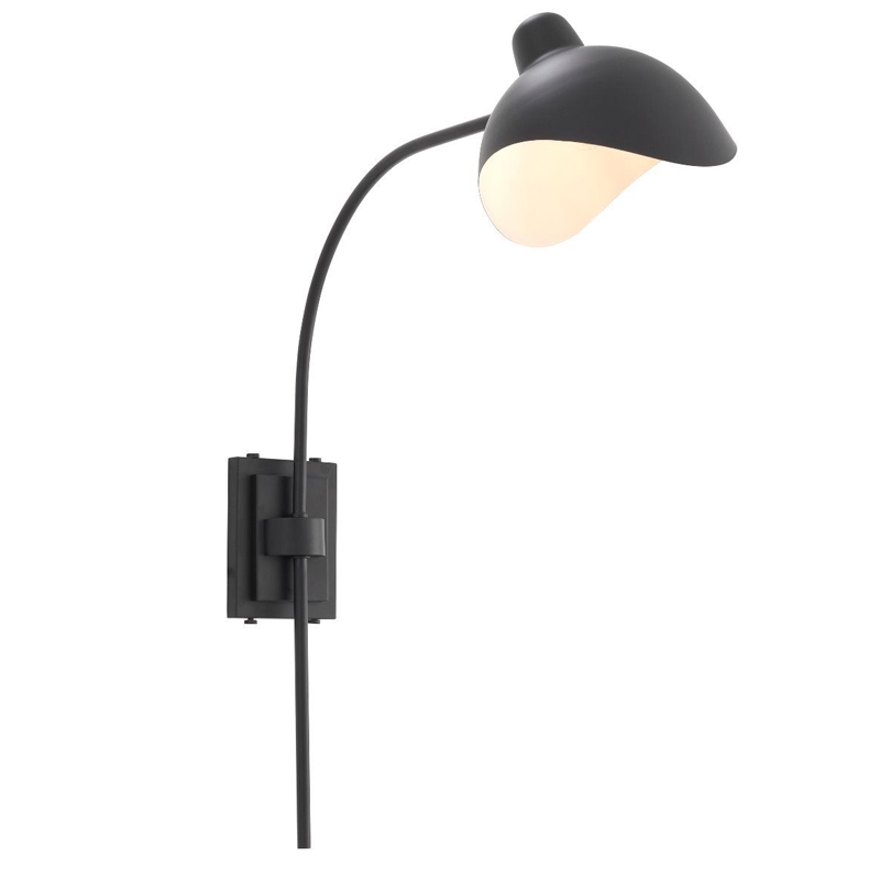 Бра Wall Lamp Pelham Black Черный в Омске | Loft Concept 