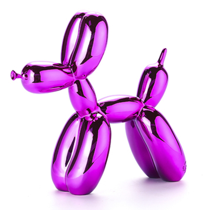 Статуэтка Jeff Koons Balloon Dog medium Purple Пурпурно-фиолетовый в Омске | Loft Concept 