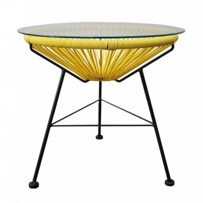 Приставной стол Acapulco side table Yellow Морская синь Желтый Оранжевый Зеленый Черный Белый в Омске | Loft Concept 