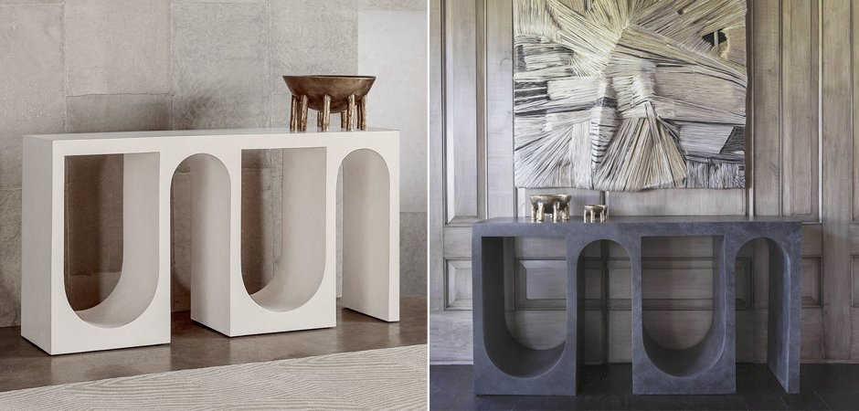 Консоль ROXBURY CONSOLE Grey Консоль ROXBURY CONSOLE Grey - Loft-Concept в Омске