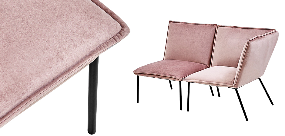 Кресло Corner Armchair Single pink Кресло Corner Armchair Single pink - Loft-Concept в Омске