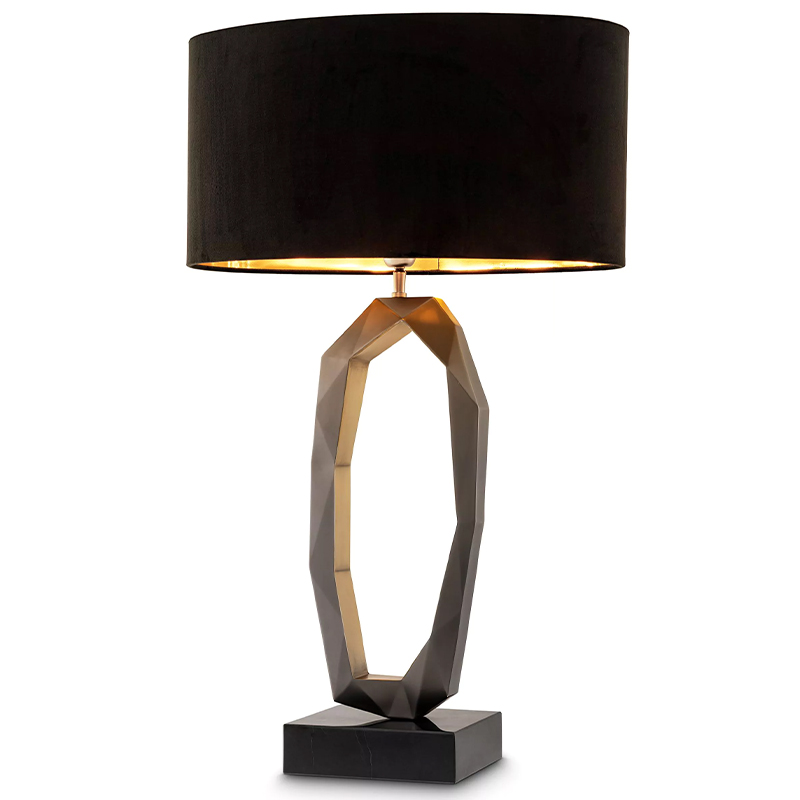 Настольная лампа Eichholtz Table Lamp Santos Черный Графит в Омске | Loft Concept 