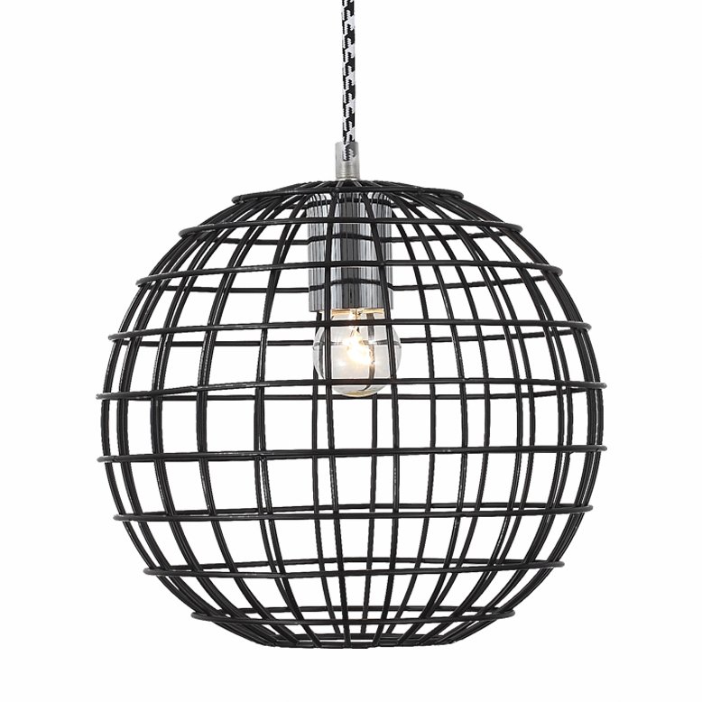 Люстра Iron Farm Cage Pendant Black Черный в Омске | Loft Concept 