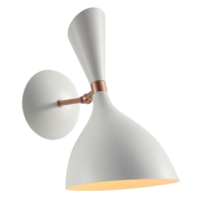 Бра Duke wall lamp White Белый Латунь в Омске | Loft Concept 