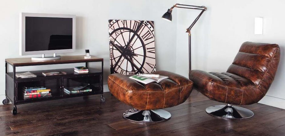 Тумба в стиле Индастриал на колёсах Industrial Bar Oak Chest mini Тумба в стиле Индастриал на колёсах Industrial Bar Oak Chest mini - Loft-Concept в Омске