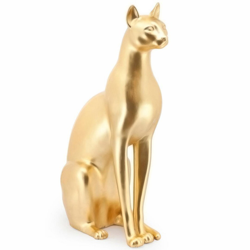 Статуэтка Abhika Egyptian Cat Gold Золотой в Омске | Loft Concept 