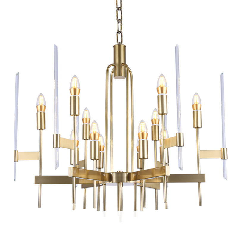 Bari Light Chandelier Aged Brass Золотой в Омске | Loft Concept 