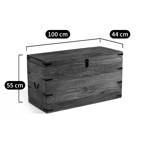 Деревянный сундук из массива манго Mango Wooden Chest Brown в Омске