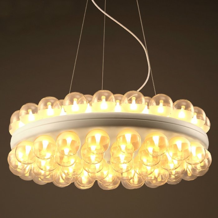 Люстра Eddy Light Chandelier Double Plate  в Омске | Loft Concept 