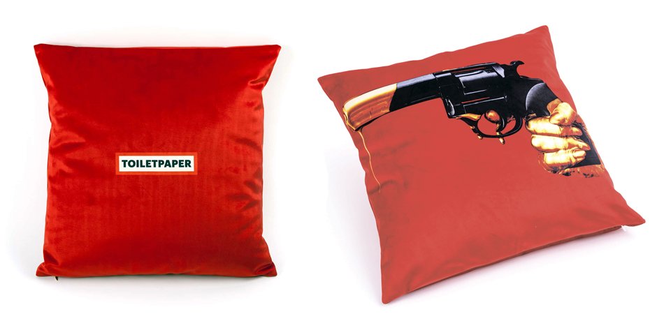 Подушка Seletti Cushion Revolver Toiletpaper Подушка Seletti Cushion Revolver Toiletpaper - Loft-Concept в Омске