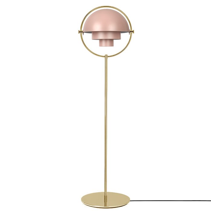 Торшер Louis Weisdorff Multi-lite floor lamp Pink Золотой Розовый (Rose) в Омске | Loft Concept 