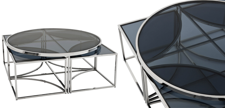 Кофейный стол Eichholtz Coffee Table Padova Stainless steel - Loft-Concept в Омске