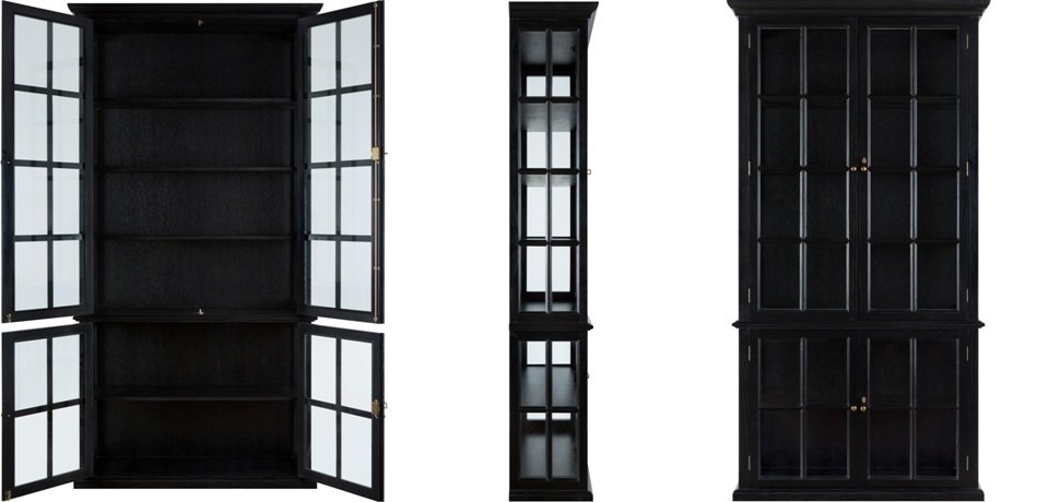 Шкаф-витрина French black Шкаф-витрина French black - Loft-Concept в Омске