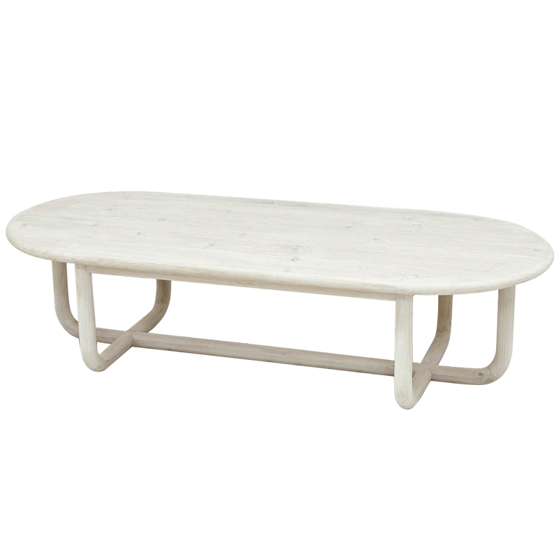 Кофейный стол Mathis Wood Coffee Table ivory ( слоновая кость ) в Омске | Loft Concept 