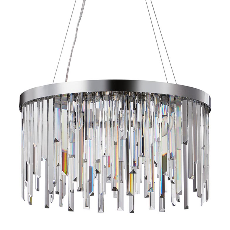 Люстра Bennett Chandelier chrome 60 Хром Прозрачный в Омске | Loft Concept 