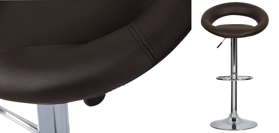 Барный стул Ring Dark Brown Барный стул Ring Dark Brown - Loft-Concept в Омске